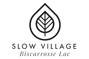 logo slow village biscarosse